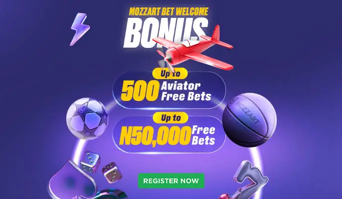 Mozzart welcome bonus: up to ₦50,000 free bets